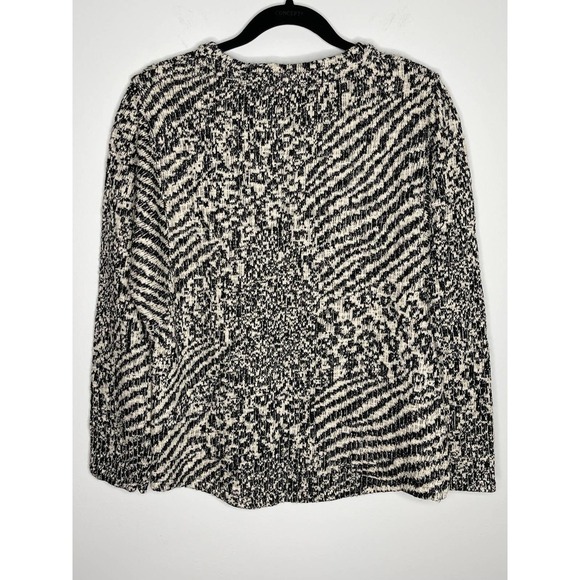 Skovhuus Crewneck Pullover Metallic Threaded Knit Sweater - Picture 4 of 5